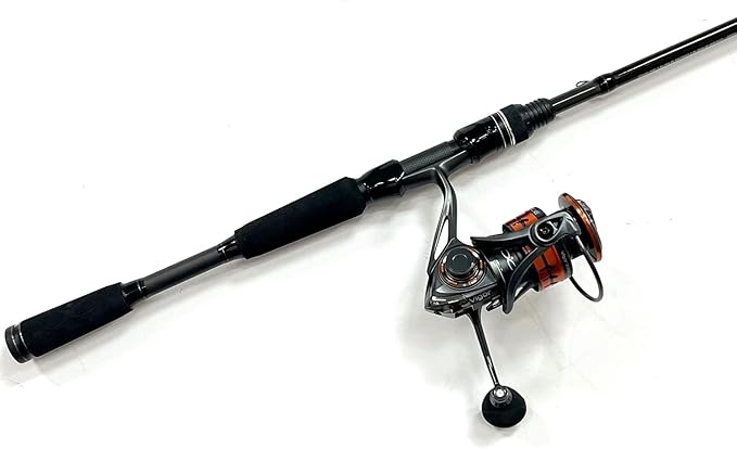 Cadence Fishing Combos with 10+1 Ideal Spinning Reel Bundle + 2PCS 6.6ft Lux Moderate Light Spinning Rod Perfect for Profe...