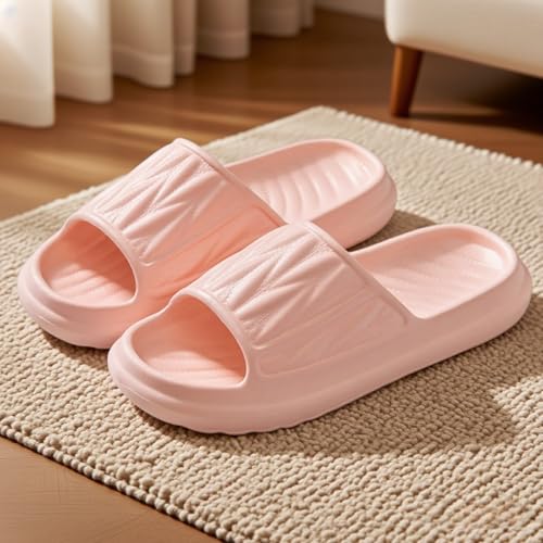 Non Slip Shower Sandals for Men Women Quick Dry Open Toe House Slides Unisex Bathroom Slippers for Indoor Outdoor Beach Tr...