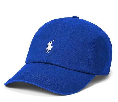 POLO RALPH LAUREN, Men's, Cotton Chino Ball Cap, Sapphire Star Medium