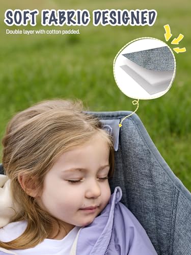 EVER ADVANCED Kids Hammock Chair Foldable, Kids Camping Chair with Stand Portable, Hammock Swing Chair with Cup Holder, Ch...