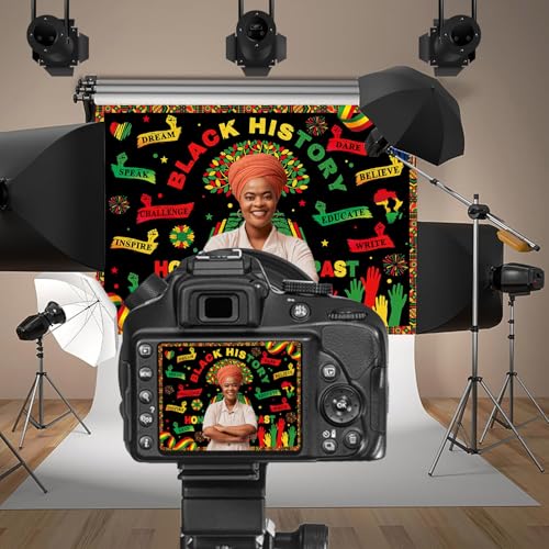 Black History Month Backdrop Honoring The Past Inspiring The Future Photography Background African American Black History ...