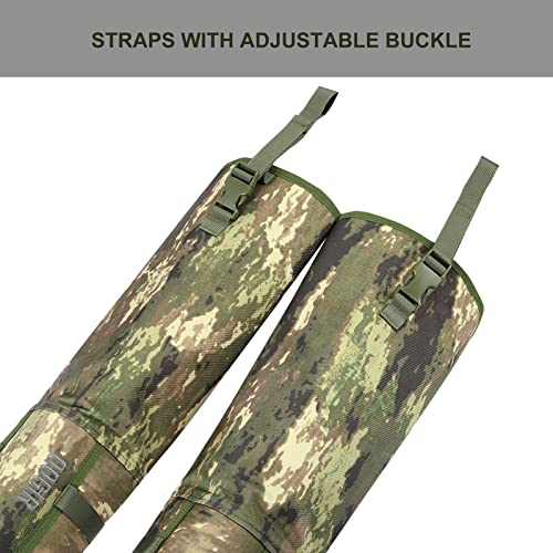IceBlade Snake Chaps, Full Leg Protection from Snake Bites, Waterproof Hunting Gear, Adjustable Size Snake Guard Gaiters
