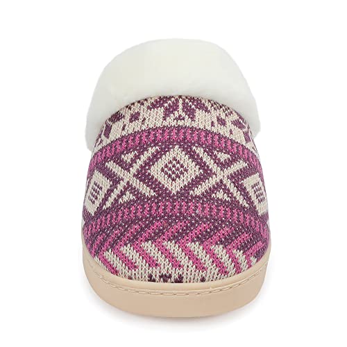 Women's Christmas Cotton Slippers Soft Memory Foam Cozy Warm Indoor Outdoor