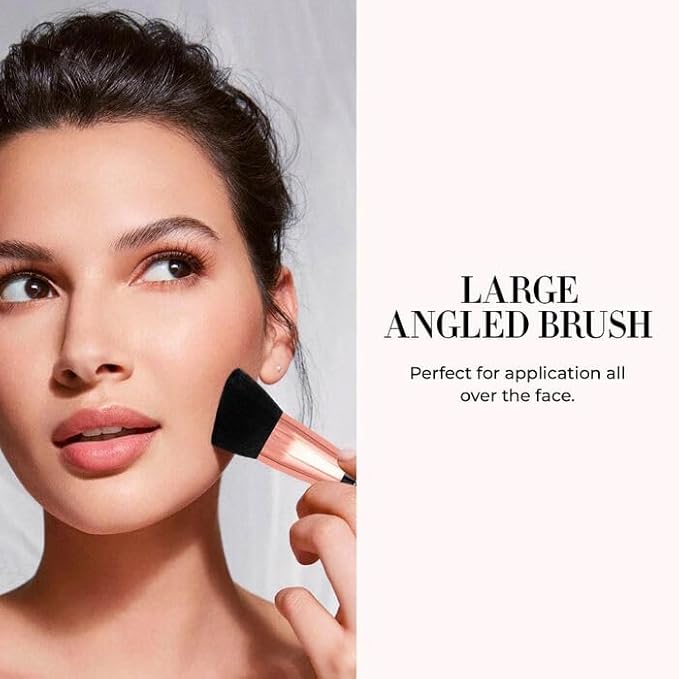 LUMINESS Silk Airbrush Spray Foundation 3-PC Kit - Foundation, Primer & Dual-Sided Angled Makeup Brush - Buildable Coverage, Anti-Aging Formula, Humidity Resistant, Hydrates & Moisturizes, Fair
