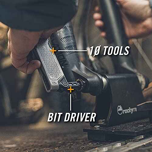 Gerber Gear Lockdown Driver 7-in-1 EDC Multitool - 2.5" Plain Edge Blade, Scissors, Bit Driver - Gifts for Men, Everyday Carry Gear and Survival Equipment - Silver