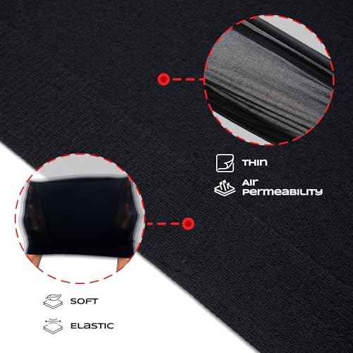 Beauty Town Unisex Sleeping Cap ? Stretchable Soft Lightweight Night Headwear for Braids, Locs, and Dreads (Black)