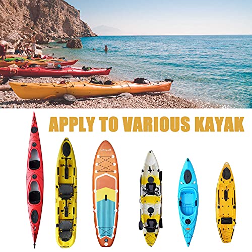 Frelaxy 420D Kayak Cover, Heavy Duty Waterproof UV Resistant Kayak Covers for Outdoor Storage, Ultra Strong Canoe Storage ...