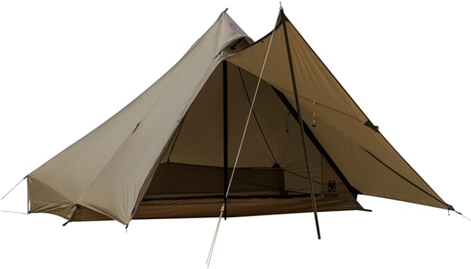 OneTigris Tetra Ultralight Tent Tipi 1-2 Person with Inner Tent, Tent Pole, Trekking Pole Tent, Waterproof 3 Season, Ideal...