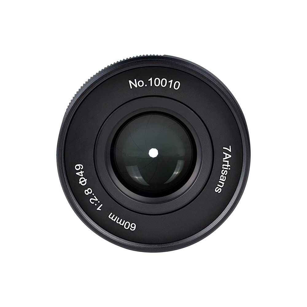 7artisans 60mm F2.8 Mark II Macro Manual Focus Camera Lens APS-C Mirrorless Camera Lens for Z Mount Z50(Nikon Z Mount)