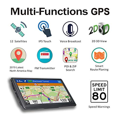 OHREX N700 GPS Navigator for Car Truck RV 2025,Truck GPS Commercial Drivers,Large 7”Trucker GPS,Latest 2026 Map with Free ...