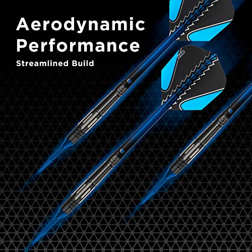 Viper Black Flux 90% Tungsten Professional Steel or Soft Tip Conversion Dart Set
