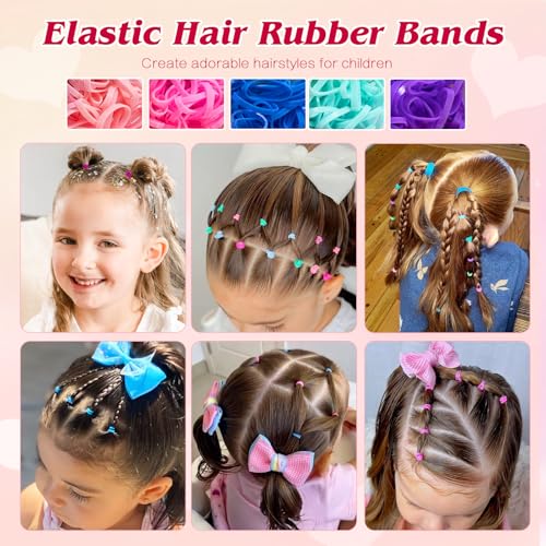 Hair Accessories Kit with Hair Glitter for Women Girls, Body Face Glitter Silver Red Glitter Gel for Makeup, Hair Wax Stic...