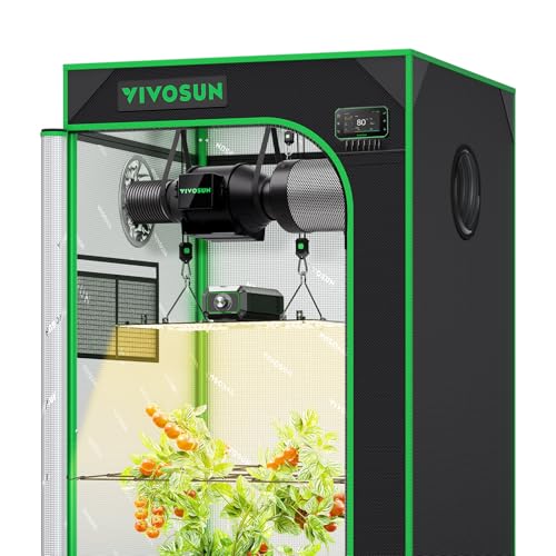 VIVOSUN GIY Smart Grow Tent System 2x2, WiFi-Integrated Grow Tent Kit, with Automate Ventilation and Circulation, Schedule...