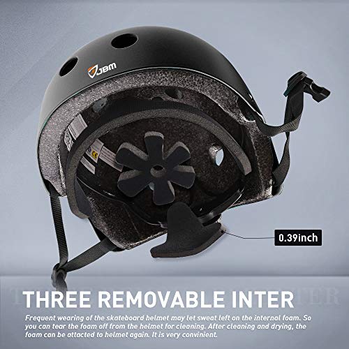 JBM Adult & Kid Skating Protective Gear Set for Beginner to Advanced, Skateboard Helmet Knee and Elbow Pads with Wrist Gua...