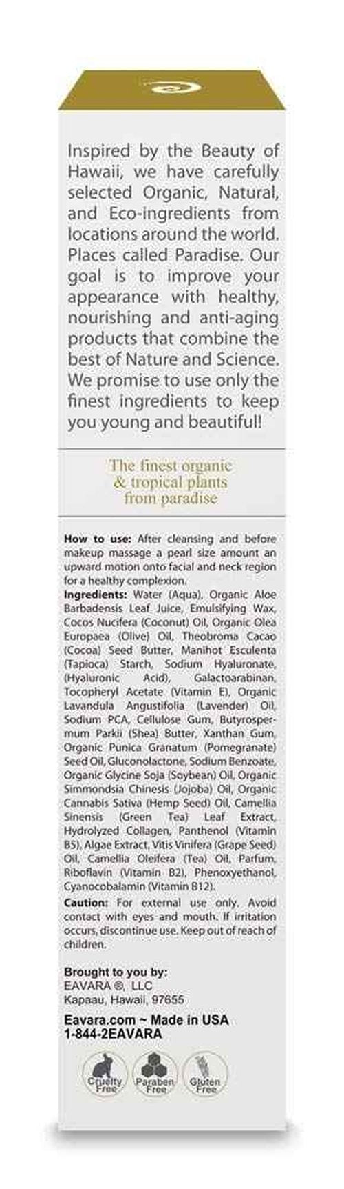 Organic Facial Cleanser, Anti Aging Eye Cream and Natural Ultra Face Moisturizer