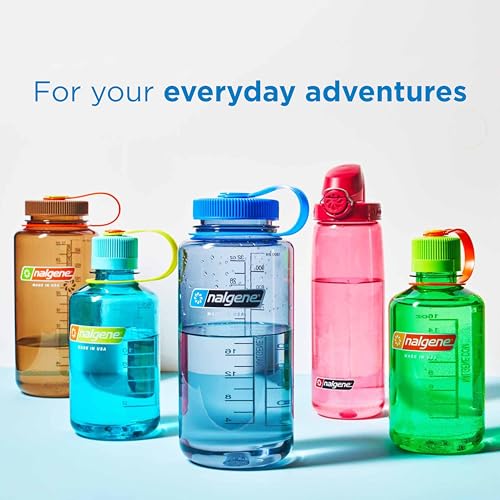 Nalgene Sustain Tritan BPA-Free Water Bottle Made with Material Derived From 50% Plastic Waste (using ISCC certified mass ...
