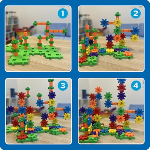 Learning Resources Gears! Gears! Gears! Super Building Toy Set, STEM Toys, Construction Toys, Gears for Kids, 150 Pieces, ...