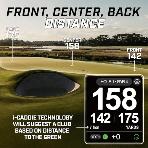 Izzo Swami Golf GPS Rangefinder - Color Display & Scorekeeper