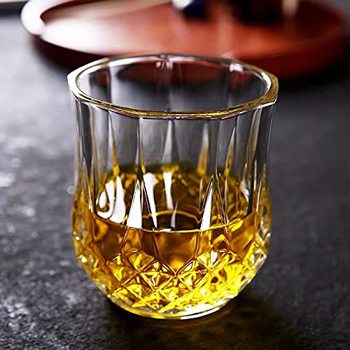 JAIEF 1.7 OZ Tequila Shot Glasses Heavy Base Shot Glass, Crystal Cordial Glasses (8)