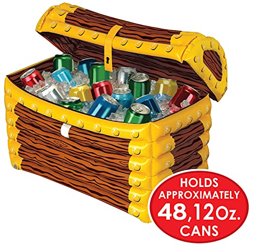 Beistle Inflatable Treasure Chest Cooler Party Accessory Pack of 2