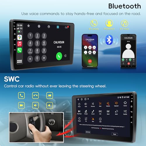 Car Radio Stereo for Chevy Silverado 2007-2013 GMC Sierra Yukon,2+64G Android 13 Touch Screen Radio with Wireless CarPlay ...