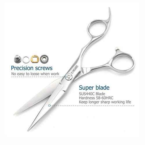6 INCH Hair Cutting Scissors and 6 INCH Hair Thinning Scissors Barber Shears 440C Kinsaro