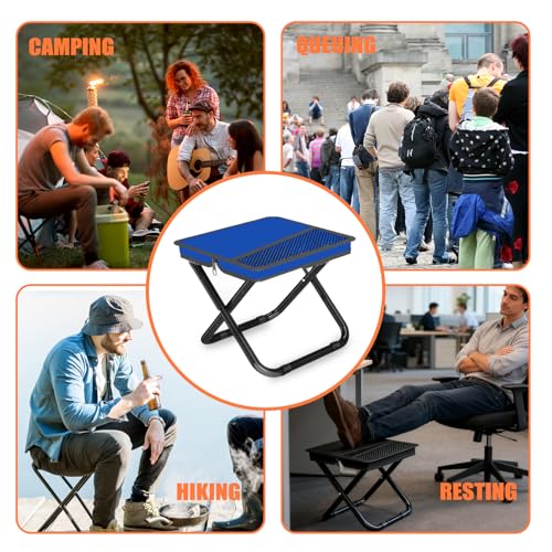 Mejora Portable Pocket Camping Chair,Ultralight Foldable Camp Stool with Compact Carry Bag, Heavy-Duty 220LBS Capacity for...