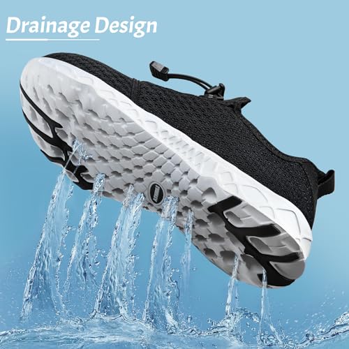 ATHMILE Water Shoes for Men Women Barefoot Hiking Swim River Shoes Adult Lake Pool Aqua Socks Beach Quick Dry for Hiking S...