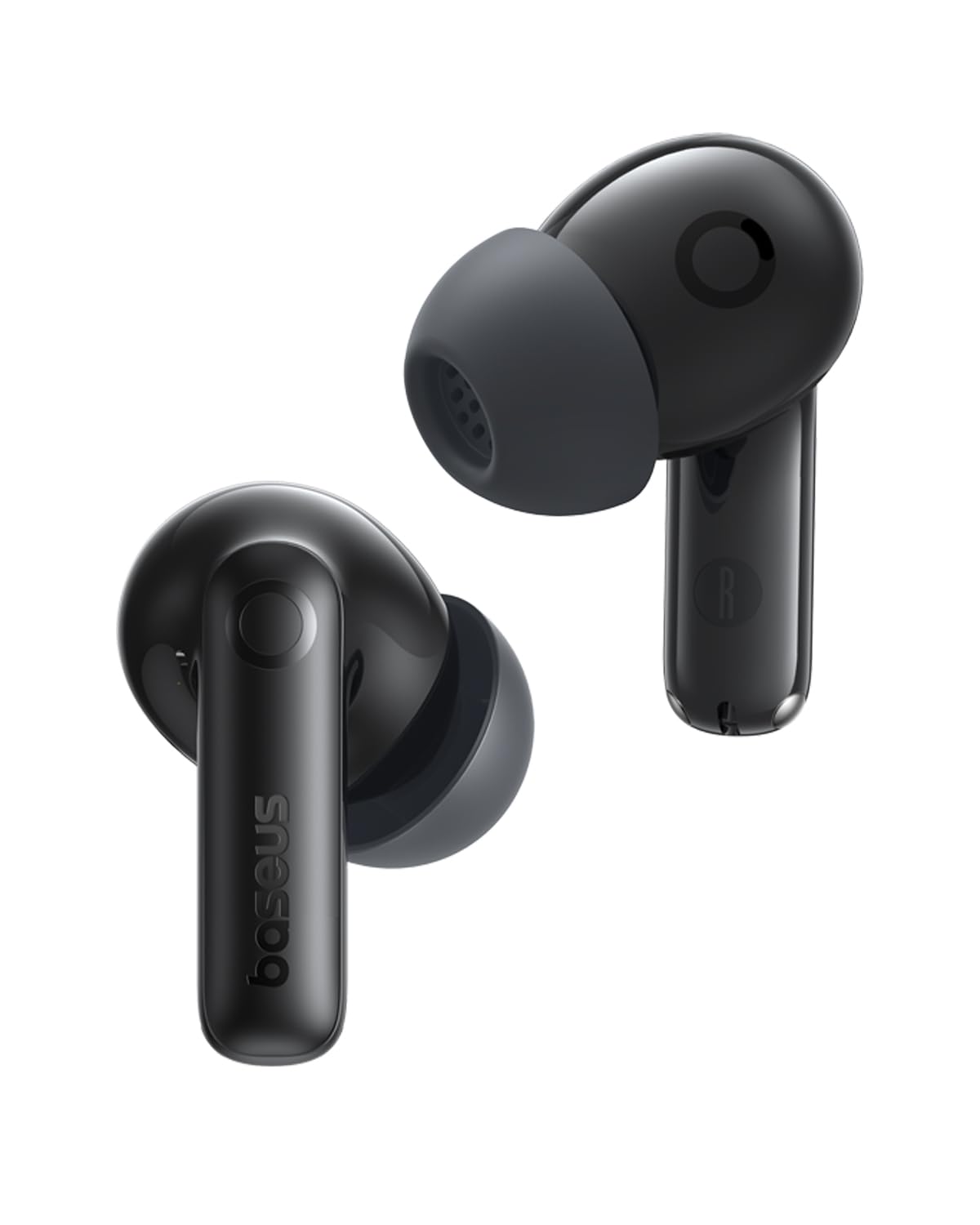 Baseus Bass BP1 Pro Noise Cancelling Wireless Earbuds, Real-Time Adaptive Noise Cancelling, Adaptive Active EQ, LDAC Hi-Res Sound, 6-Mic AI Clear Calls, 55H Playtime, IP55 Waterproof, Bluetooth 6.0
