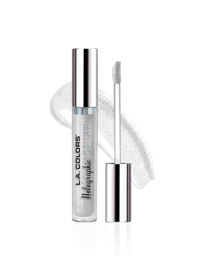 L.A. COLORS Holographic Iridescent Lipgloss, Diamond Lite CLG423