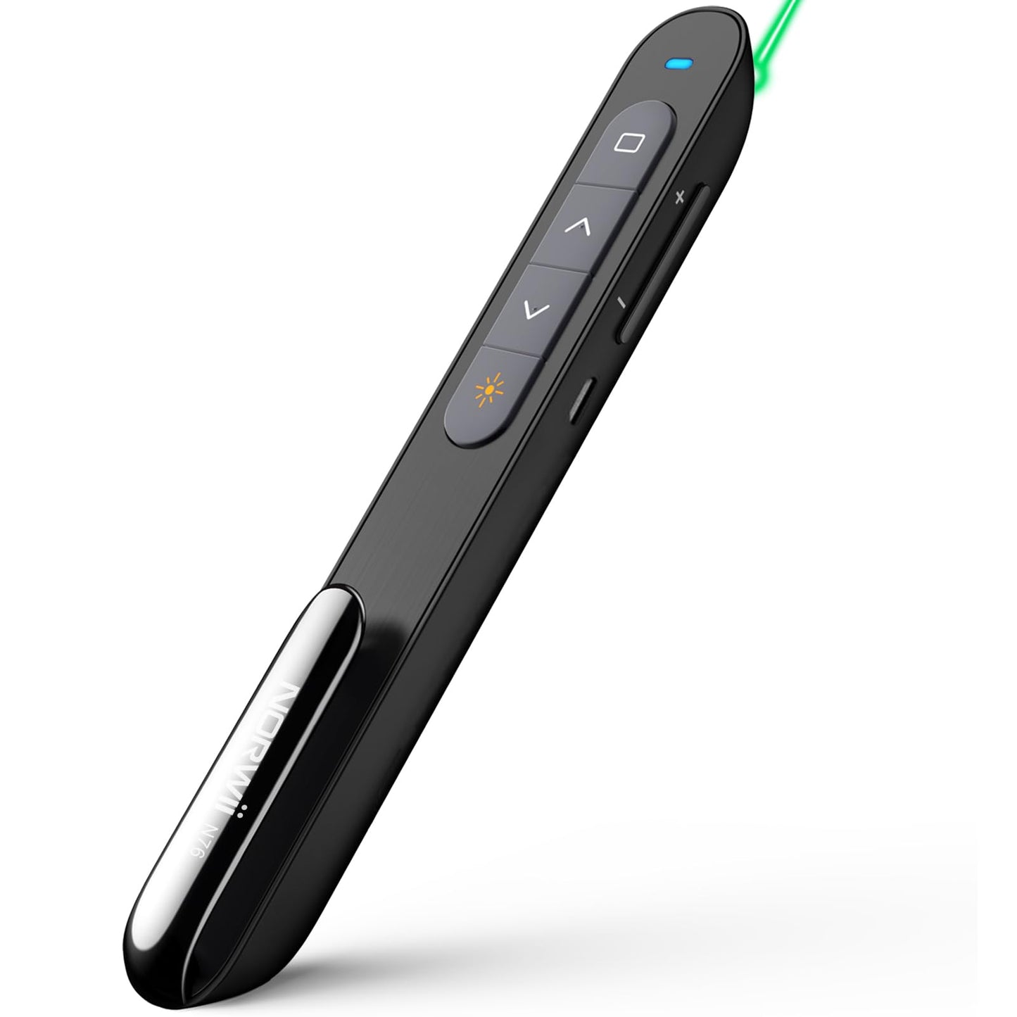 Norwii N76 Rechargeable Presentation Clicker With Pointer, Long Range Presentation Remote, Wireless Presenter For Powerpoint Pre