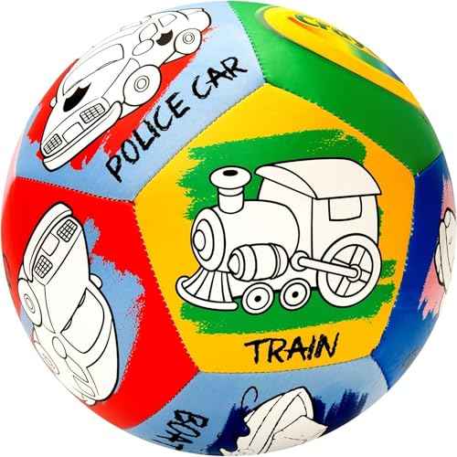 Crayola Official Soccer Ball - Unisex Kids - CRAY203BL Transportation Size 5