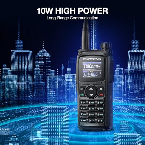 BAOFENG UV-28 Plus Ham Radio Handheld with GPS & APP Programming, 10W Long Range Dual Band Two Way Radio, FM Aviation NOAA...