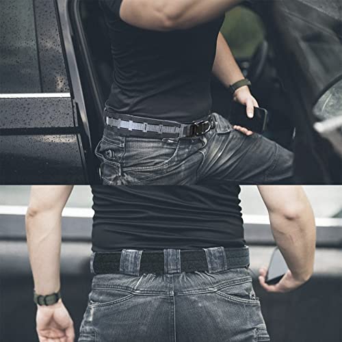 PETAC GEAR Tactical Belt Low Profile Molle Battle Cobra Belt Laser-Cut Tegris Rigid Shooting Gun Duty Belts