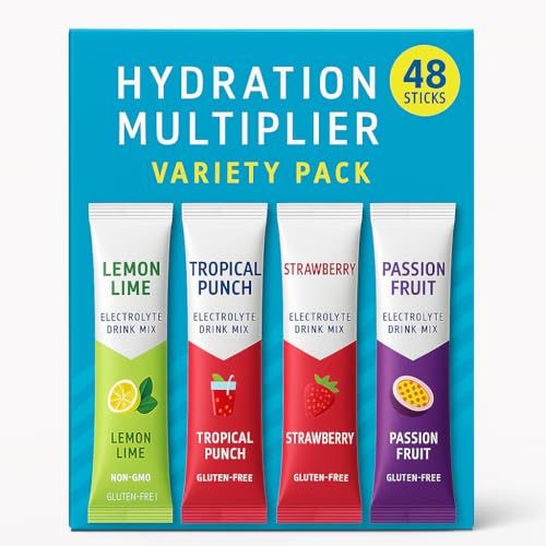 Qwik Stik Zero Sugar Electrolyte Powder – 30 Sticks Variety Pack (6 Flavors) | Zero Sugar Hydration Drink Mix | 20-oz Sing...