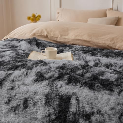 COOVA Ultra Soft Faux Fur Throw Blanket – Fuzzy Fluffy Cozy Microfiber Blankets, Warm Thick Plush Sherpa Fleece Throw Blan...