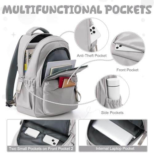 winspansy Small Backpack For School Girls Boys Aesthetic Lightweight Travel Daypack Simple Cute Backpack For Women Men Col...