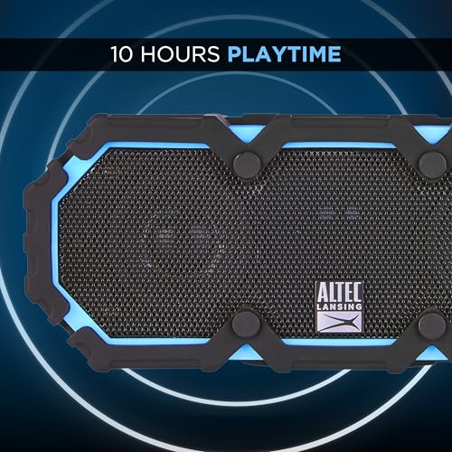 Altec Lansing Mini LifeJacket 2 - IP67 Waterproof Floating Bluetooth Speaker For Pool And Travel, Shockproof and Snowproof...