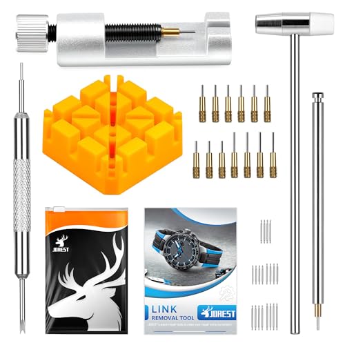 JOREST Watch Link Removal Tool, Watch Band Tool Kit, Repair Kit for Watch Bracelet Adjustment and Replacement and Resizin...