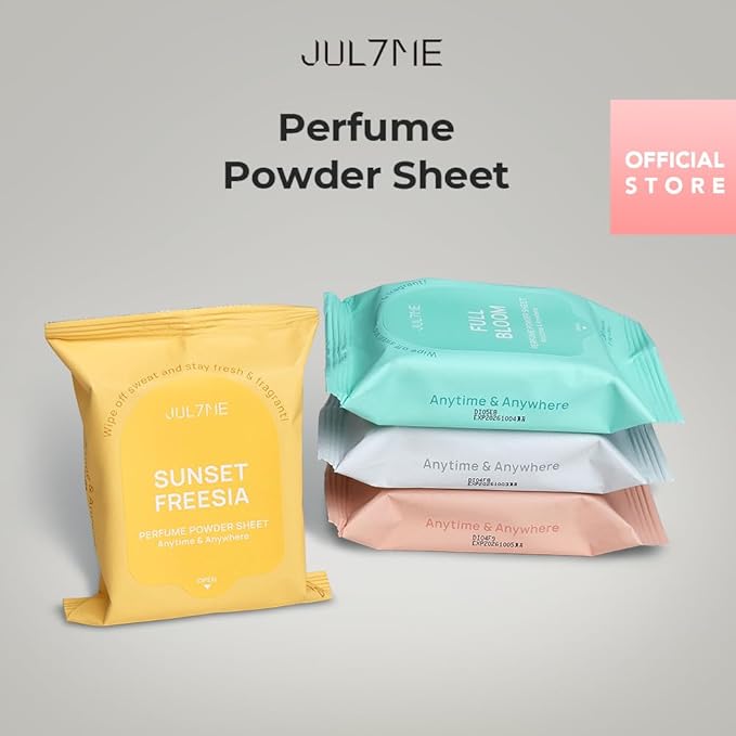 JULYME Perfumed Powder Sheet (20 Count, Vanilla Propose)