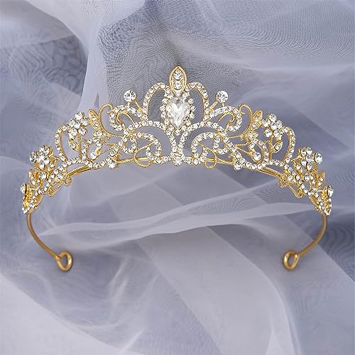 CIEHER Tiara Crowns for Women & Girls - Bridal, Wedding, Prom, Quinceanera, Birthday & Christmas Crown Gifts