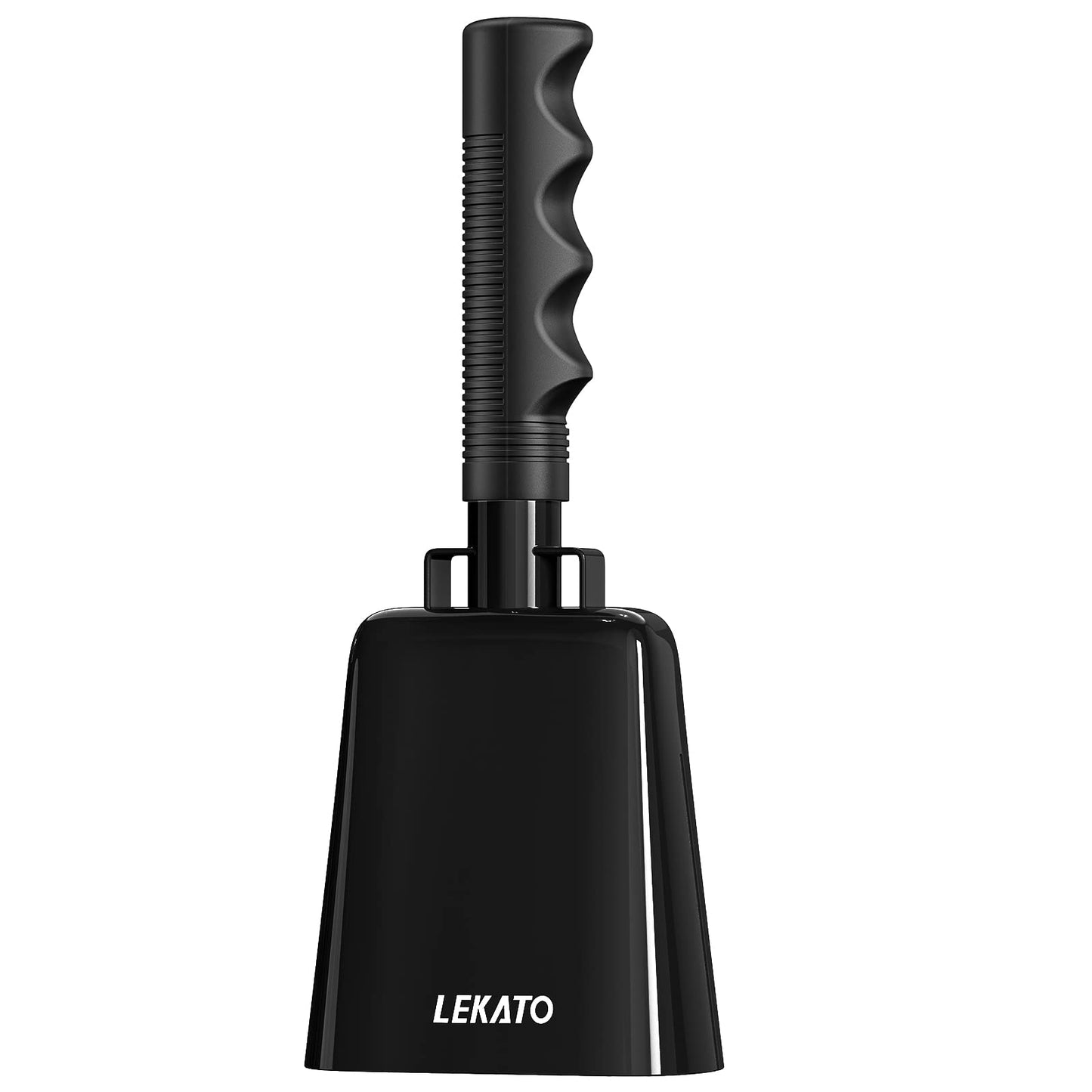 8 Inch Steel Cow Bell with Handle, Cheering bell for Sporting Events, Noise Makers CowBell for Football Games,Party, Chimes Perc