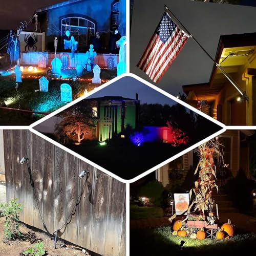 Efavormart 6W Purple LED Backdrop Uplight, Outdoor Waterproof Landscape Spotlight