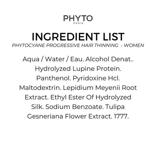 PHYTOCYANE Women Densifying Treatment for Progressive Hair Thinning, Aging, Menopause, Hereditary, 12 Vials x 0.169 fl.oz. (1 month Supply)