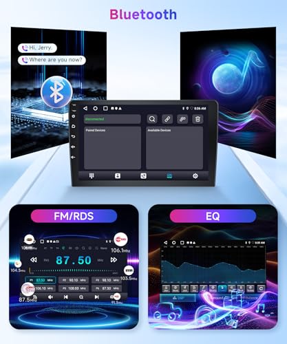 2G 64G Android Car Stereo for Toyota RAV4 2006-2012, Wireless Carplay Android Auto Car Radio,10.1'' Touchscreen Head Unit ...
