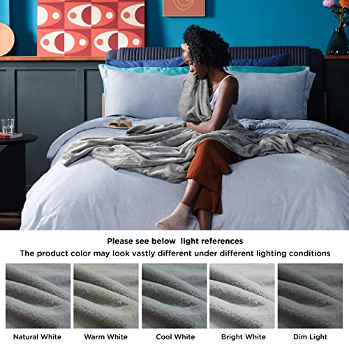 Bedsure GentleSoft Oversized King Big Blanket 120"x120" - Extra Large Soft Fleece Blankets for Bed, Sofa, Couch, Travel, C...
