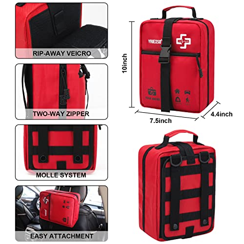 VRIEXSD 400 Piece Large First Aid Kit Premium Emergency Kits for Home, Office, Car, Outdoor, Hiking, Travel, Camping, Surv...