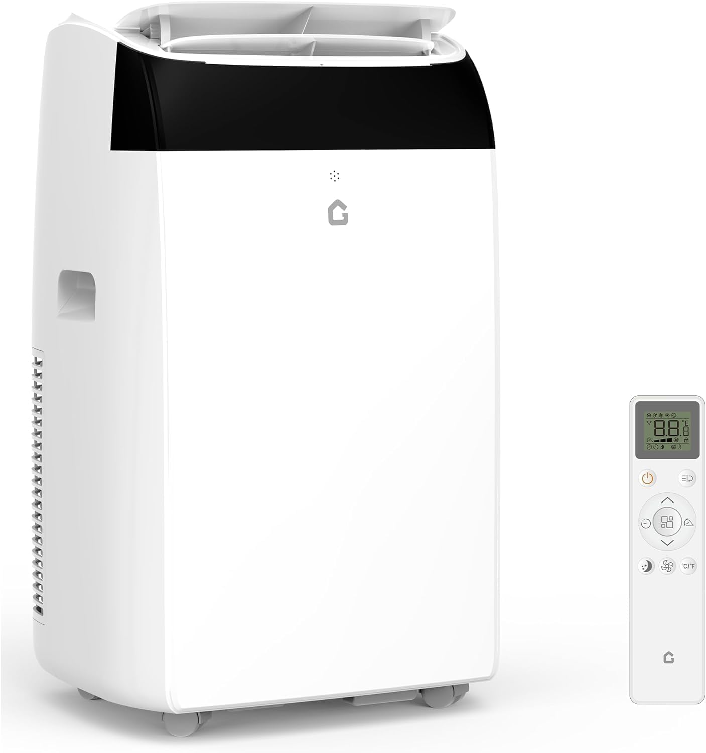 14,000 BTU Portable Air Conditioner for 750 Sq.Ft - 3-in-1 AC Unit with Cooling, Dehumidifier & Fan Modes, Remote Control, Timer & Ultra-Quiet Operation for Home/Office