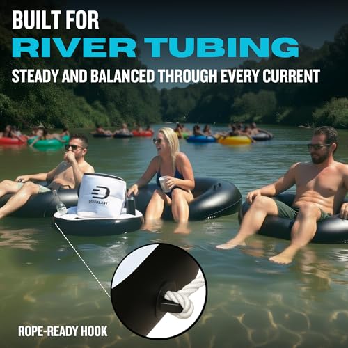 DIVEBLAST Floating Cooler for Pool, Lake, River & Kayak - Holds Up to 24 Cans with Ice - Leakproof Insulated Cooler for Ri...