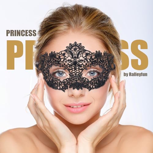Masquerade Masks for Women Lace Venetian Halloween Eye Mask for Carnival Party Prom Ball